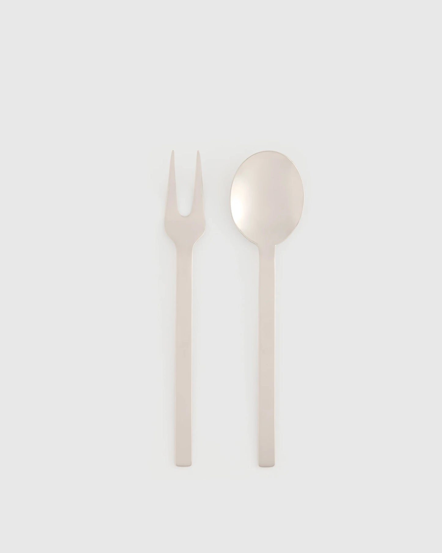Stile 2-Pc Serving Utensil Set by Mepra - One Size / Polished Stainless Steel