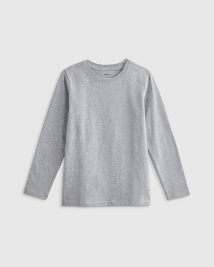 100% Organic Cotton Jersey Long Sleeve Tee - 6 / Dino Sketch
