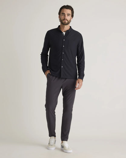 ProPique Performance Button Down - S / Light Grey