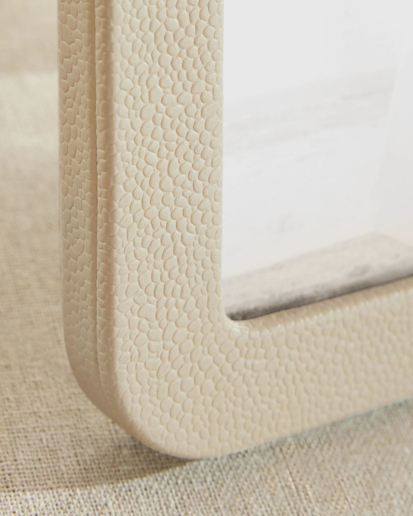 Shagreen Leather Picture Frames - 4x6 photo / Blush
