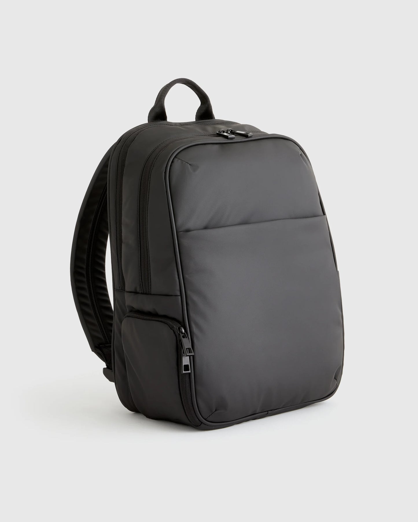 Water Repellent Puff Commuter Backpack - One Size / Black