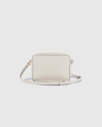 Italian Leather Crossbody Bag - One Size / Black Croco