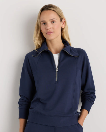 SuperSoft Fleece Half Zip - XS / Dried Fig
