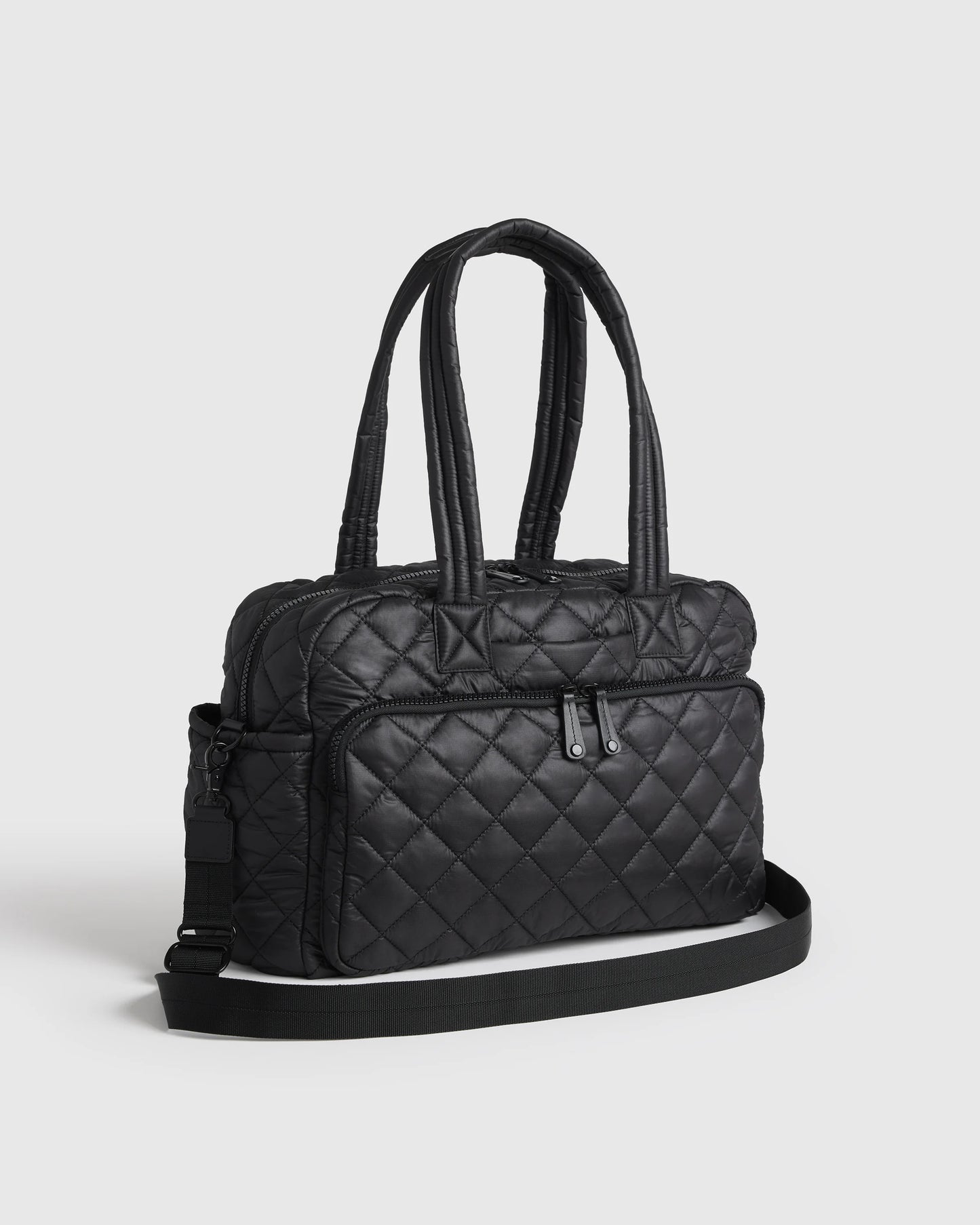 Transit Quilted Duffle Bag - One Size / Taupe Brown