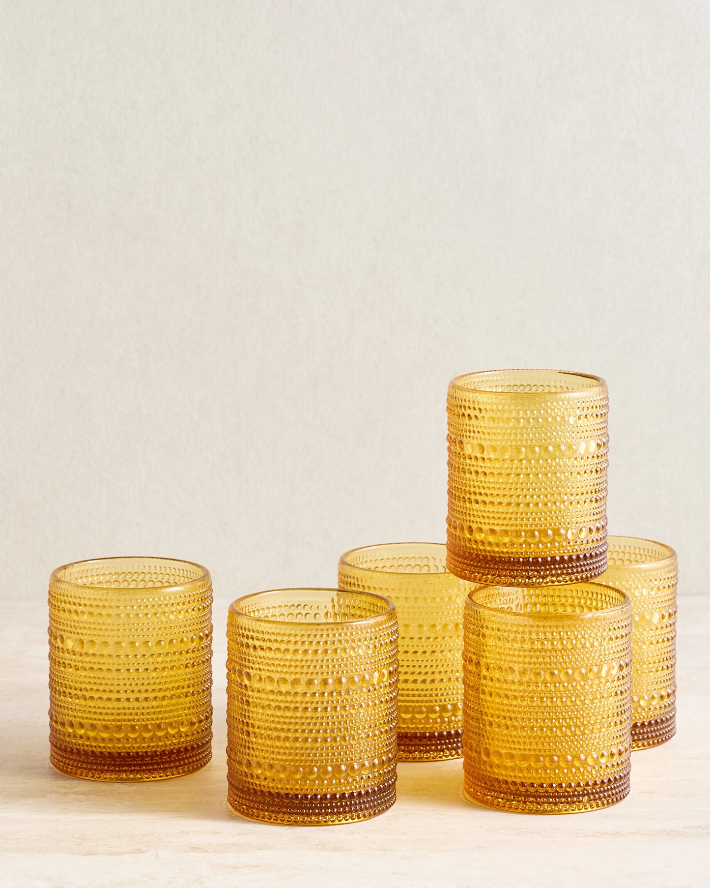 Jupiter Short Glass Tumbler (Set of 6) - One Size / Fern Green