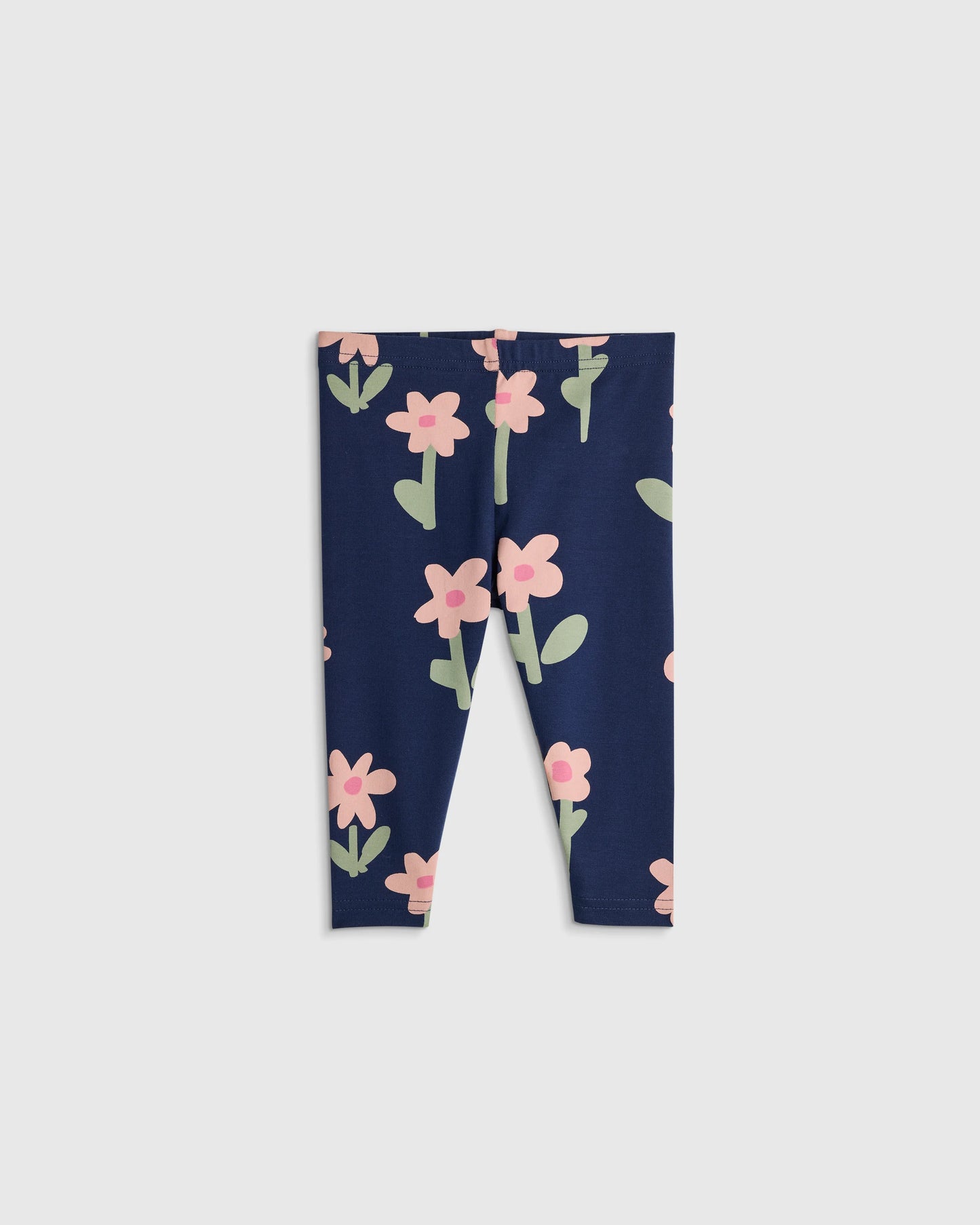 Organic Cotton Leggings - 12-18M / Bright Blush