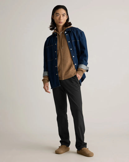 Mongolian Cashmere Full-Zip Hoodie - S / Teak