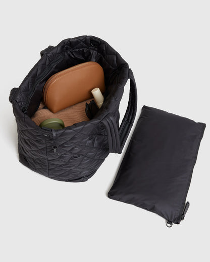 Transit Quilted Carry-All Tote - One Size / Porcelain Blue