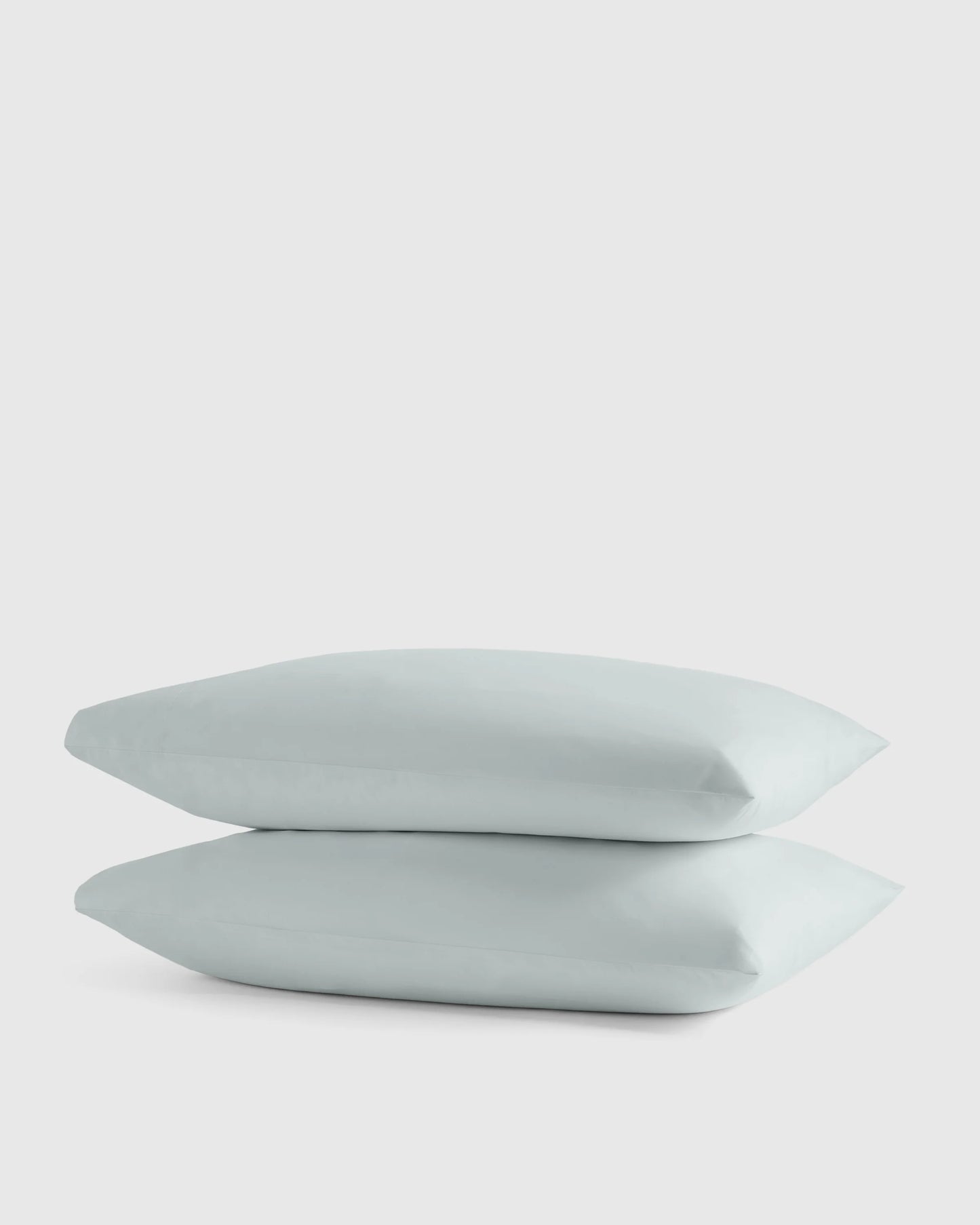 Organic Crisp Percale Pillowcase Set - Standard / White