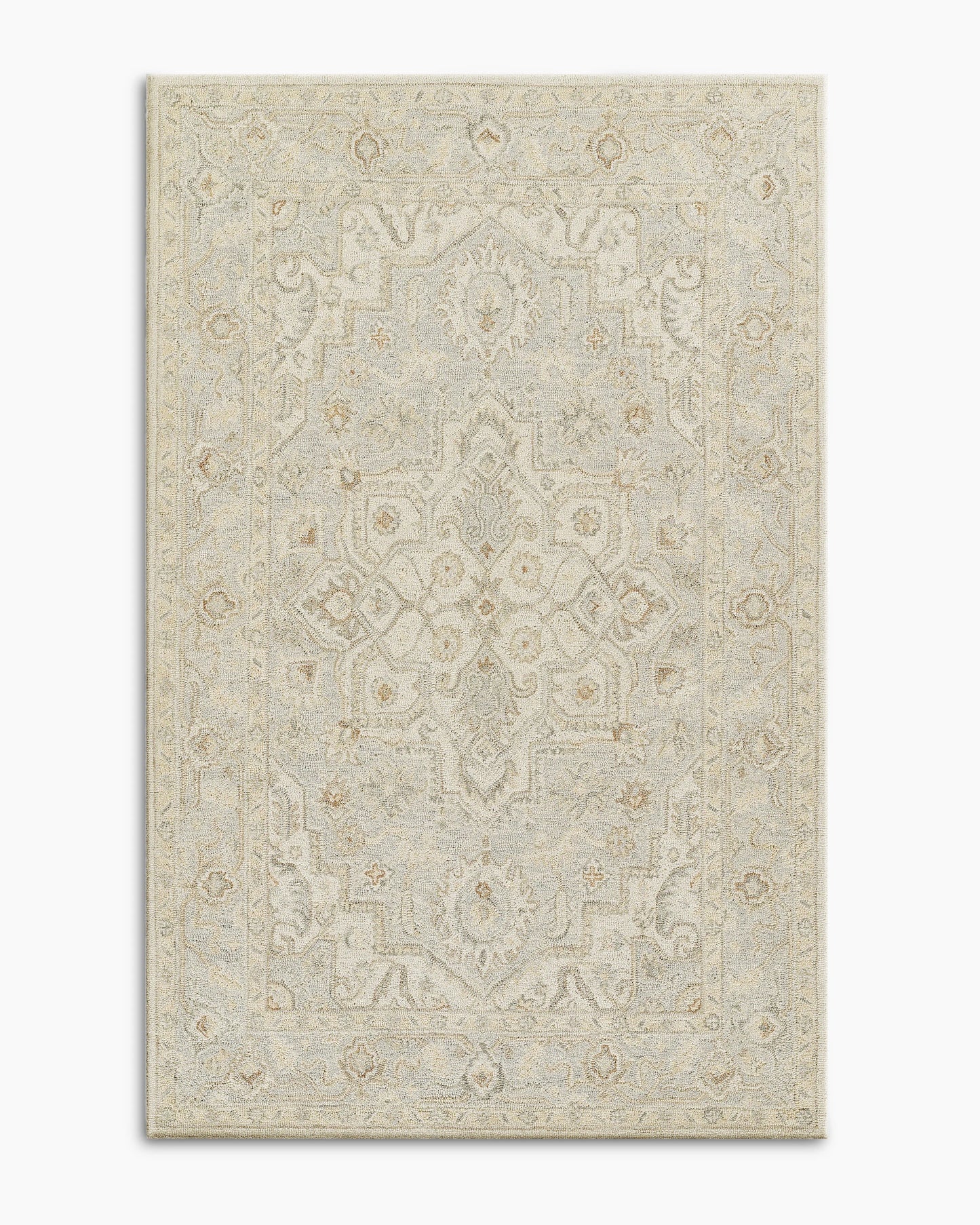 Albany Hand-Tufted Rug - 5' x 8' / Light Blue