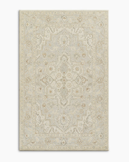 Albany Hand-Tufted Rug - 5' x 8' / Light Blue