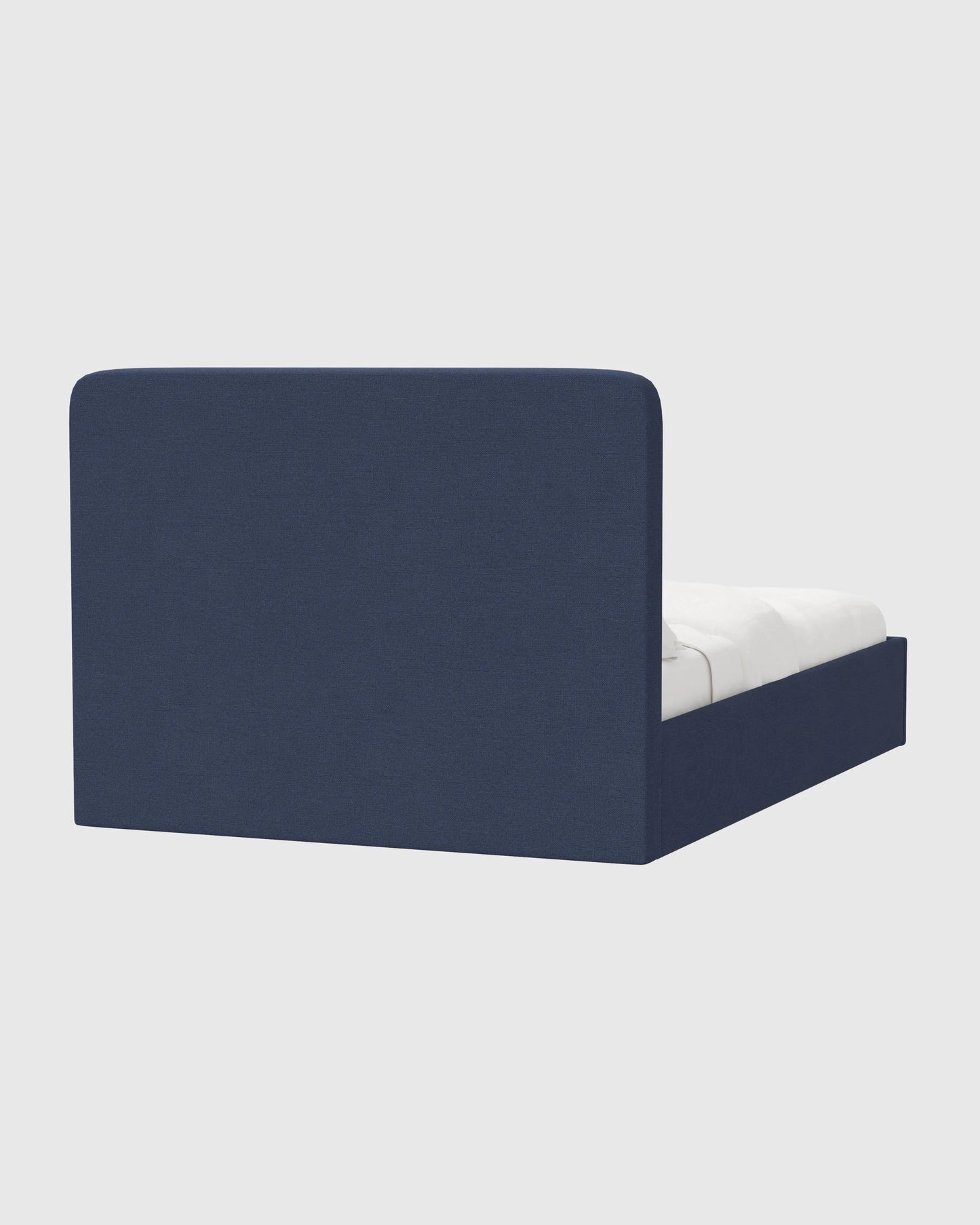 100% Linen Curved Bed - Full / Canvas