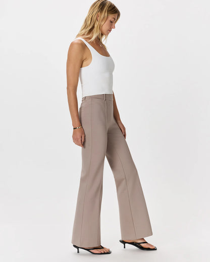 Ultra-Stretch Ponte Flare Leg Pants - XS / Espresso