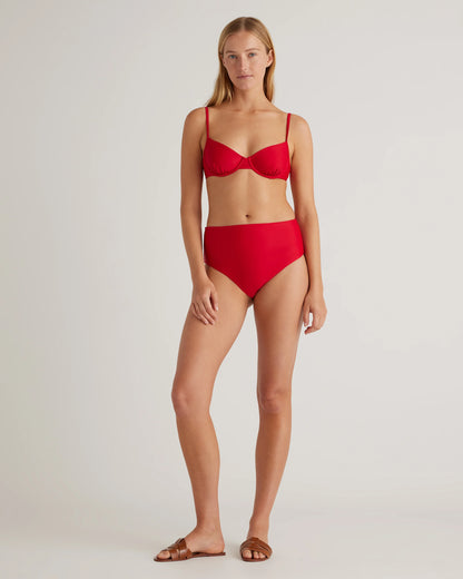 Italian High-Rise Bikini Bottom - XS / Black