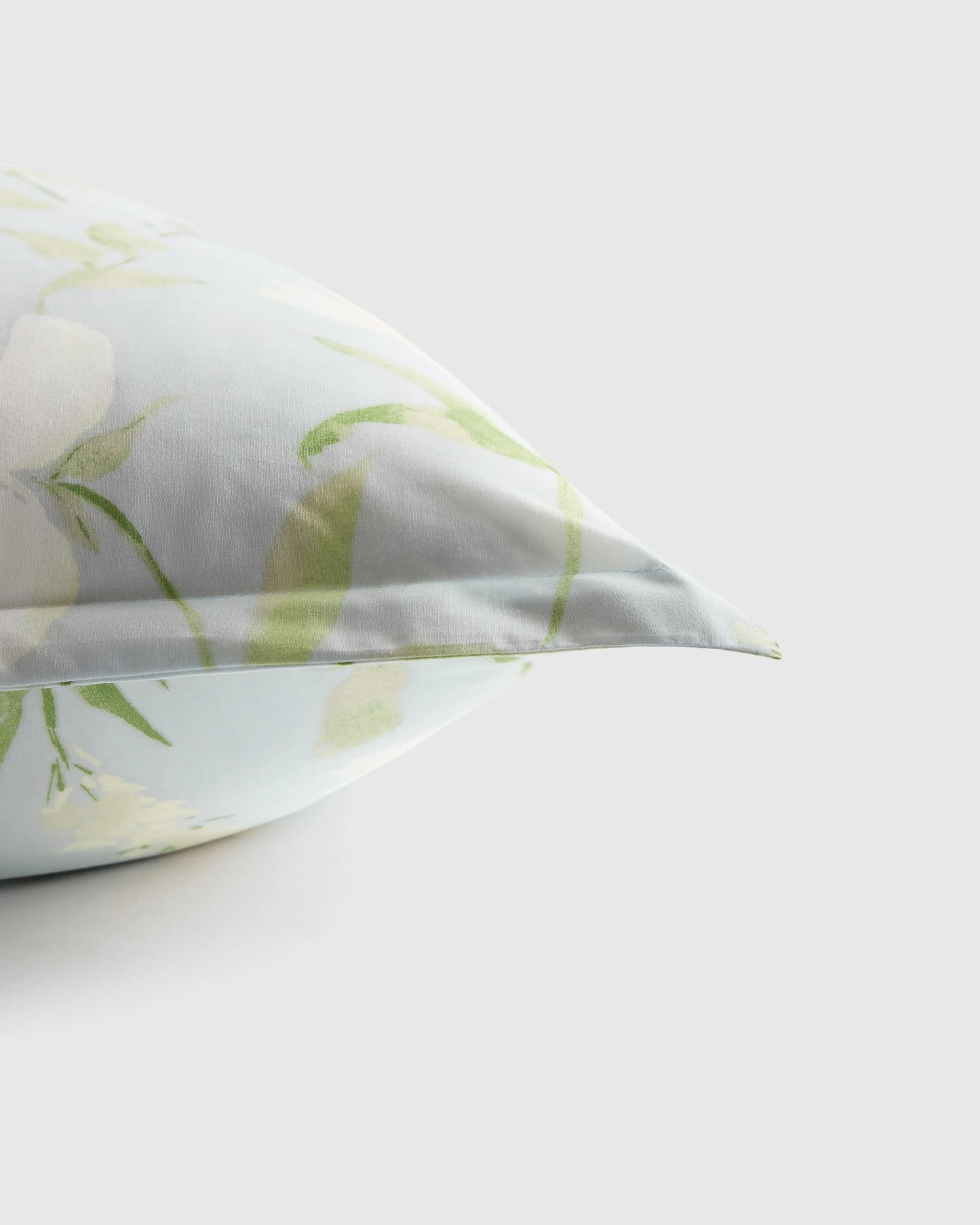 Organic Crisp Percale Euro Sham - Euro / White