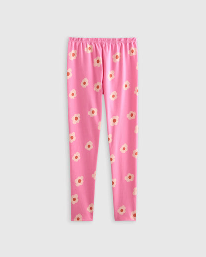 Organic Cotton Leggings - 6 / Red
