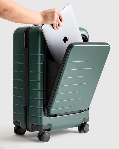 Front Pocket Carry-On Suitcase - One Size / Lavender