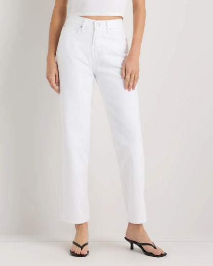 Bella Rigid Straight Jeans - 24 / Powder Blue Raw Hem