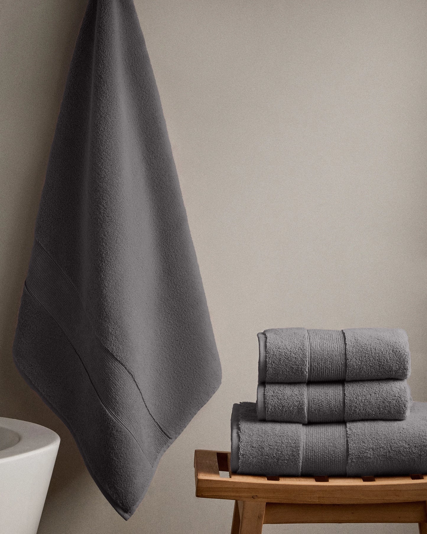 Classic Organic Turkish Cotton Bath Bundle (4 pieces) - One Size / White