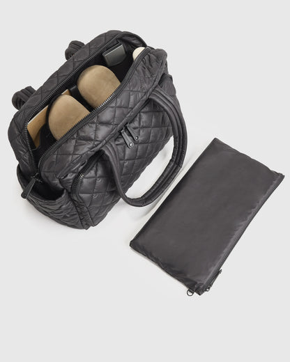 Transit Quilted Duffle Bag - One Size / Taupe Brown