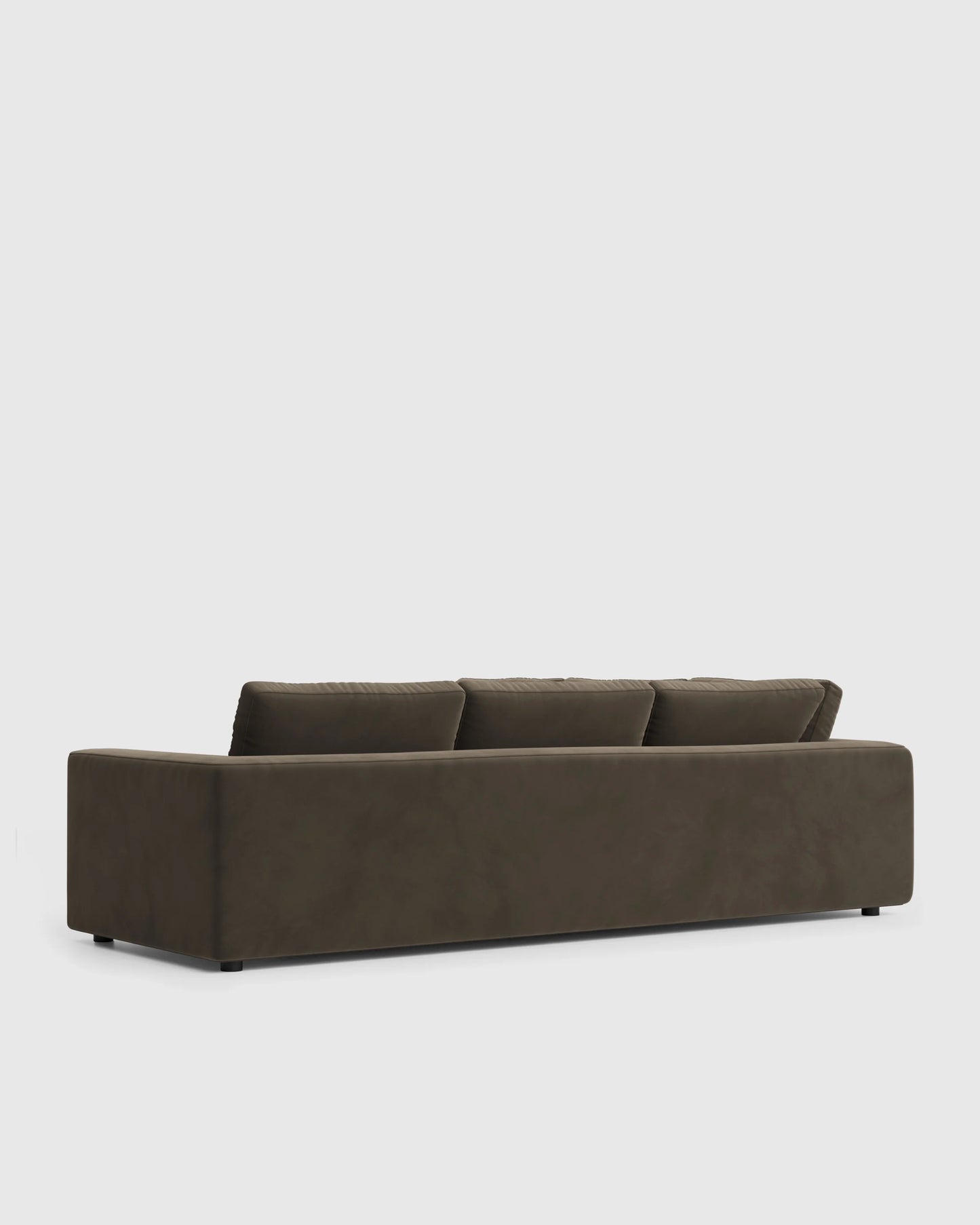 Ashford Deep Seat L Sectional in Performance Velvet - 119x119 / Taupe