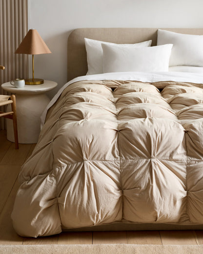 Cotton Pintuck Comforter - Twin / Nightfall