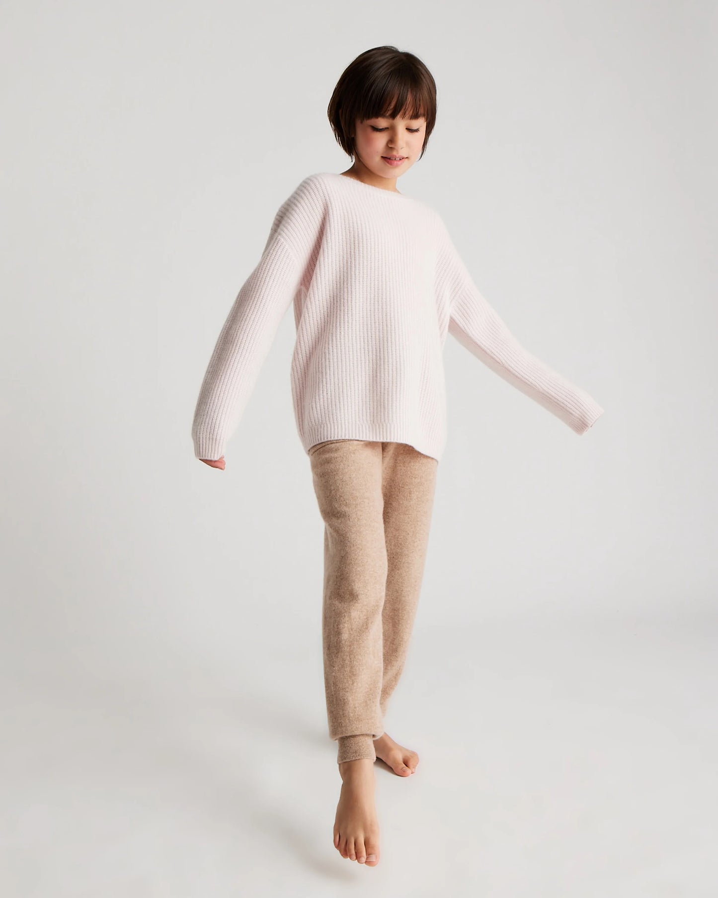 Washable Cashmere Jogger - 6 / Oatmeal