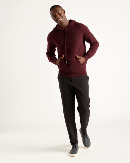 Mongolian Cashmere Pullover Hoodie - XS / Sea Spray Green