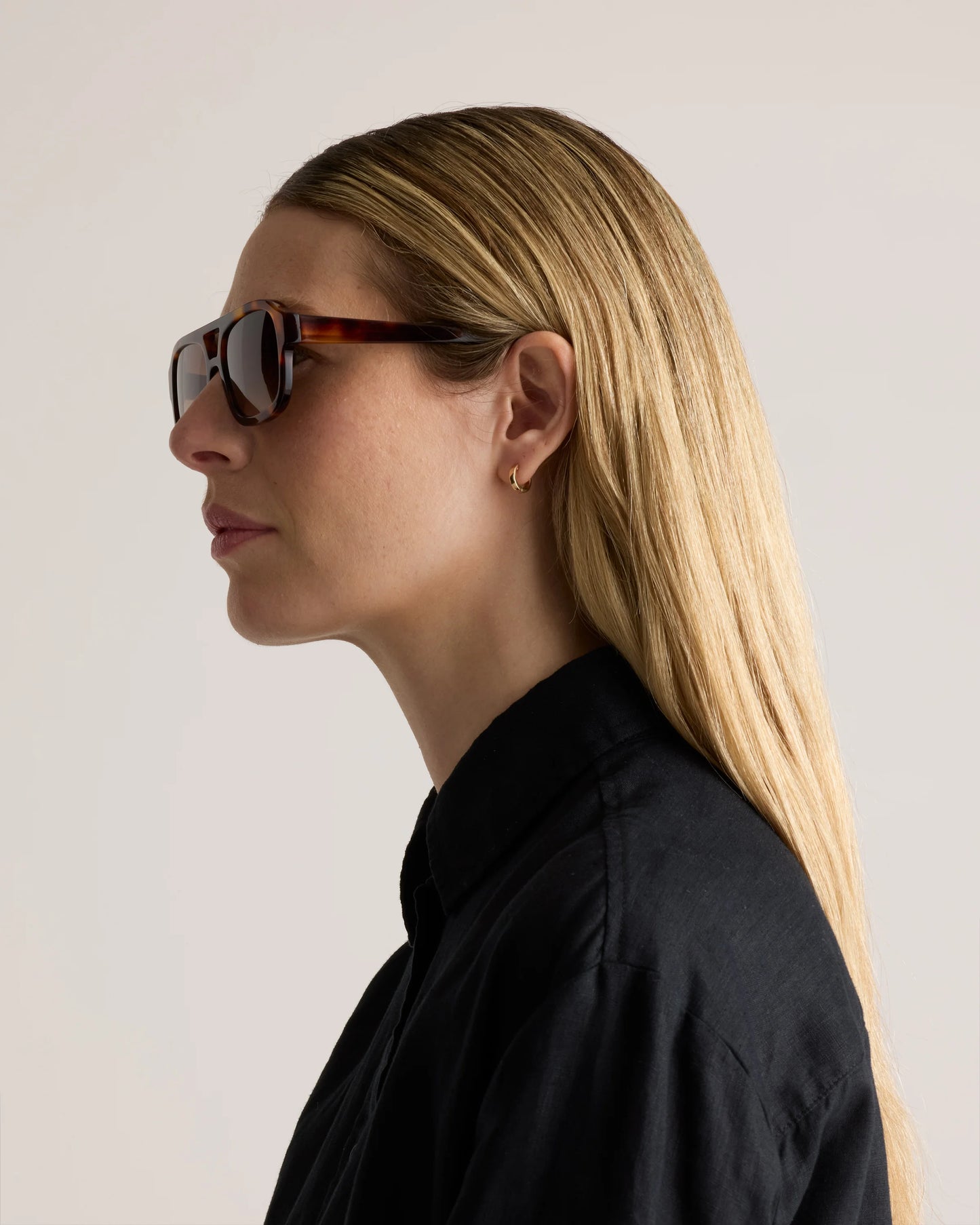 Berlin Polarized Acetate Sunglasses - Standard / Ginger Tortoise with Brown Gradient lens