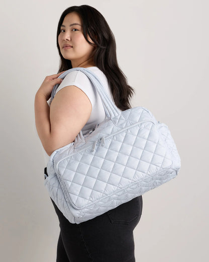 Transit Quilted Duffle Bag - One Size / Taupe Brown