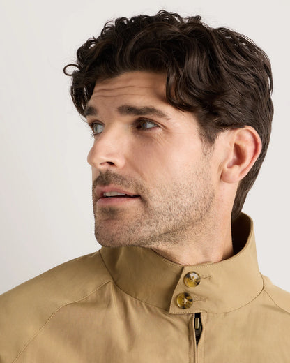 Heritage Water-Resistant Harrington Jacket - S / Deep Navy