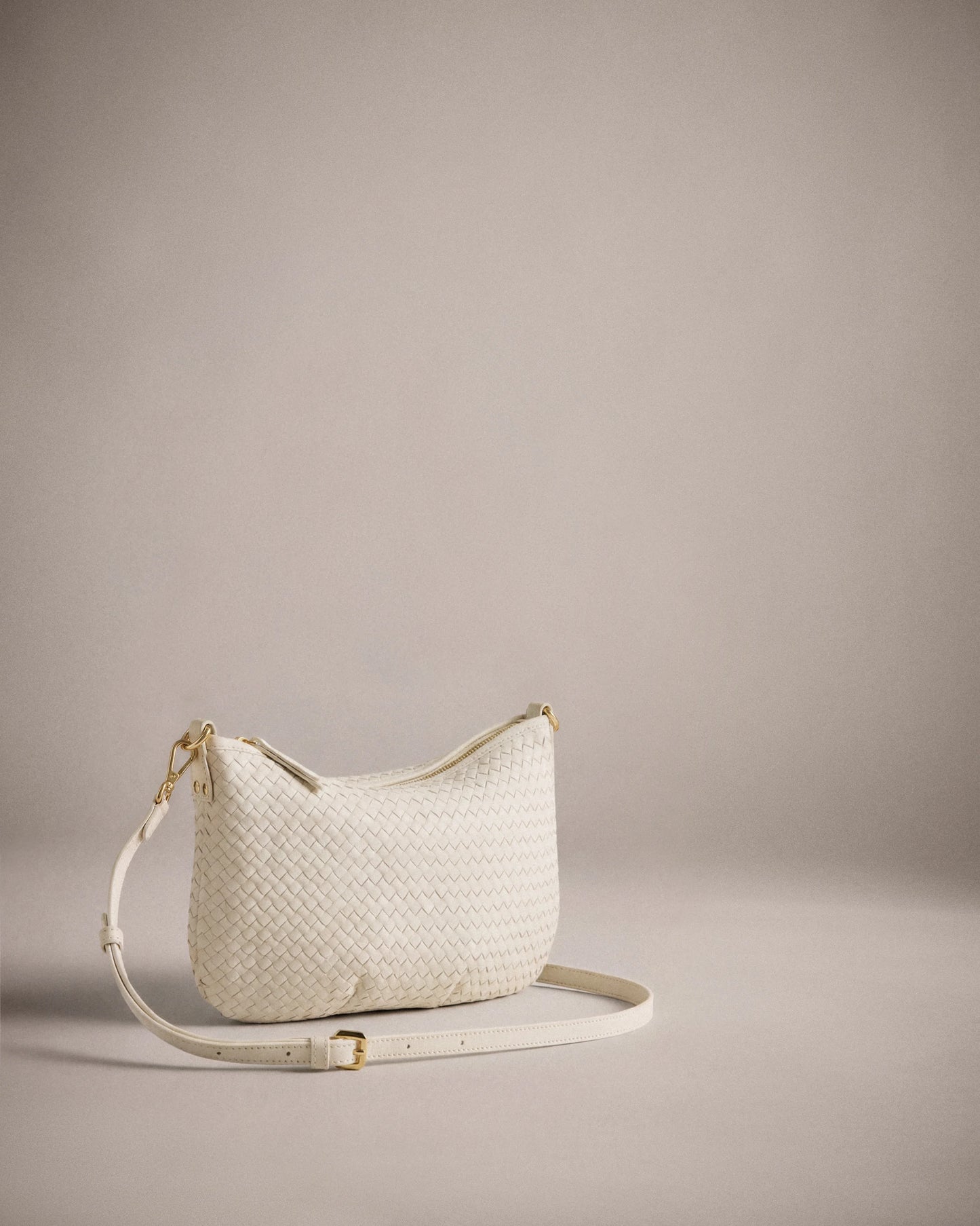 Sloane Handwoven Mini Shoulder Bag - One Size / Cognac