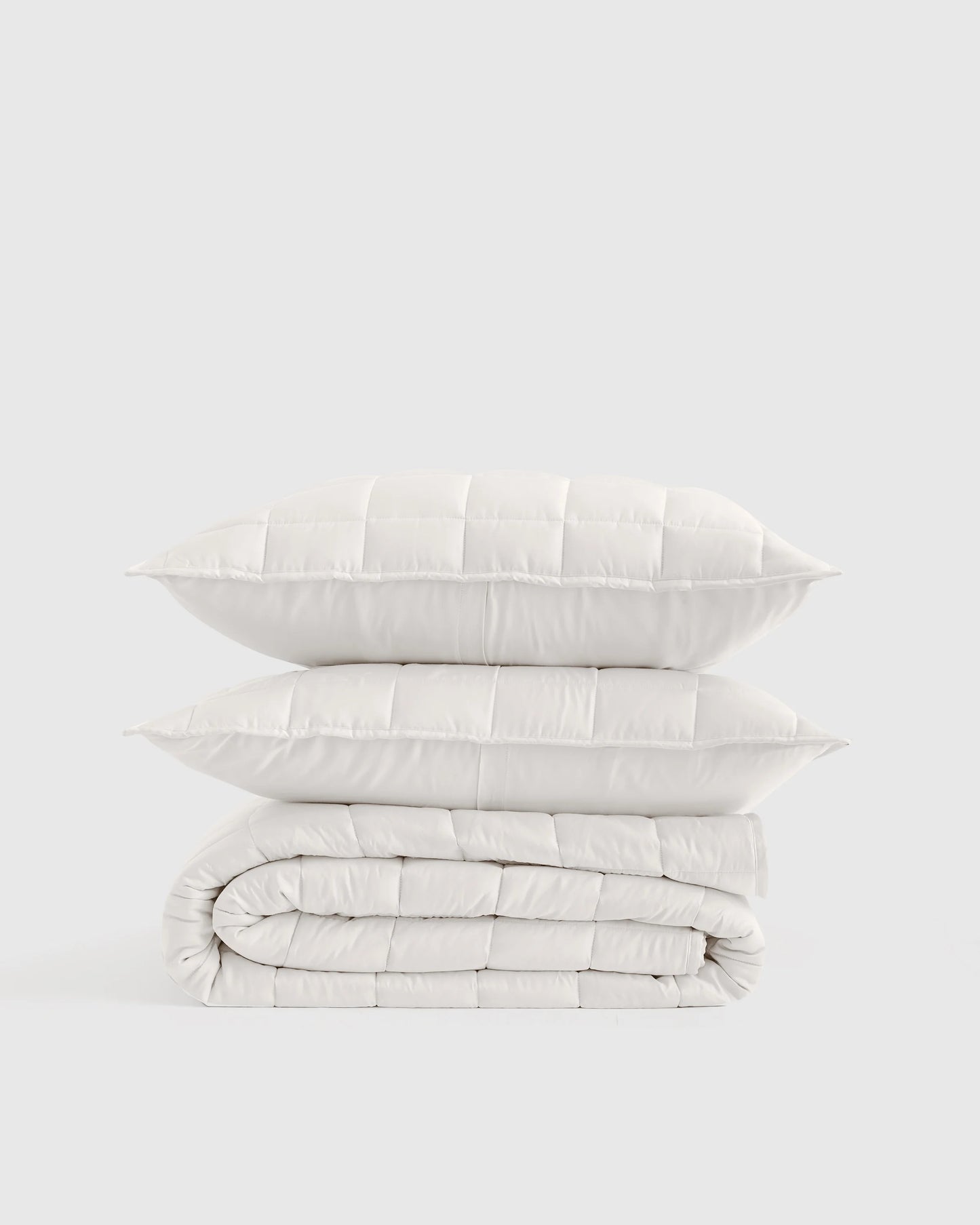 Bamboo Box Quilt Set - Twin / Sage