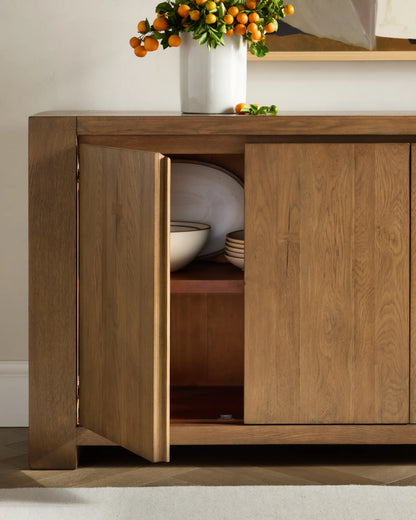 Reclaimed Oak Sideboard - One Size / Cafe Brown