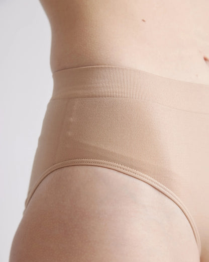 Smoothing Comfort High-Waisted Brief (6-Pack) - XS / Cocoa