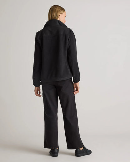 Polar Fleece Full-Zip Jacket - XS / Gravel/Bold Black