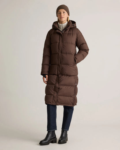 Responsible Down Long Puffer Jacket - XS / Black