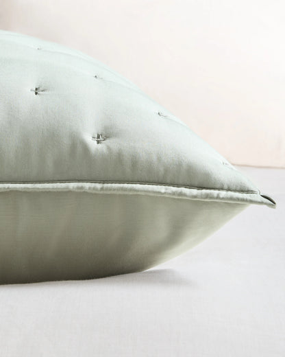 Bamboo Dream Quilted Euro Sham - Euro / Sage