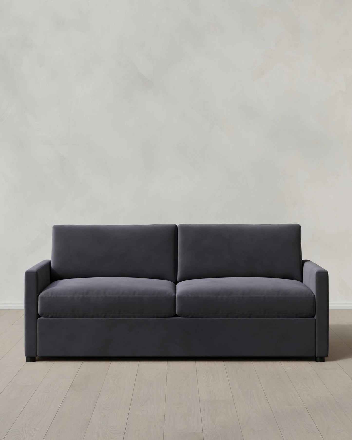 Brennan Sofa in Performance Velvet - 7ft / Taupe