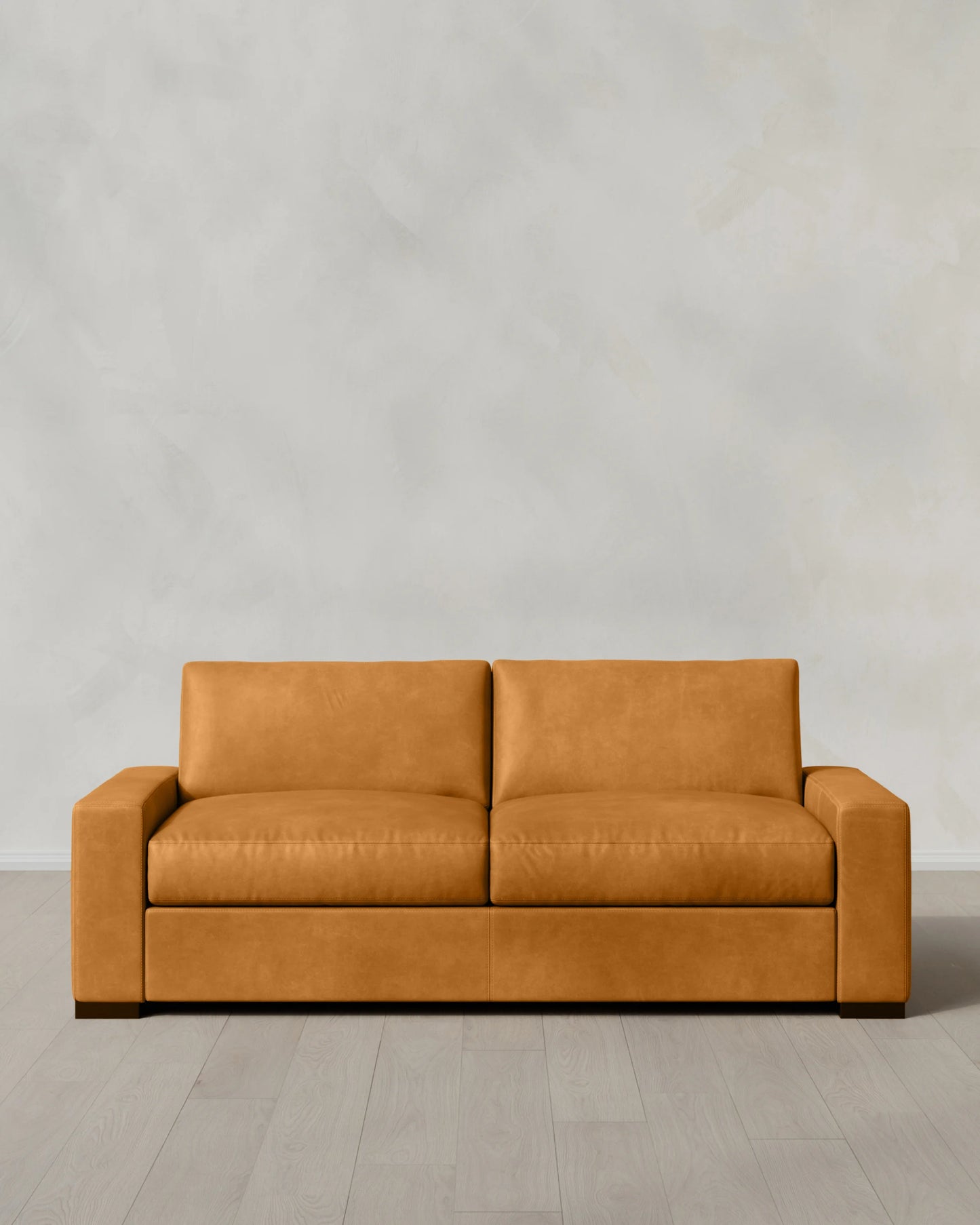 Stillman Sofa in Leather - 7ft / Auburn
