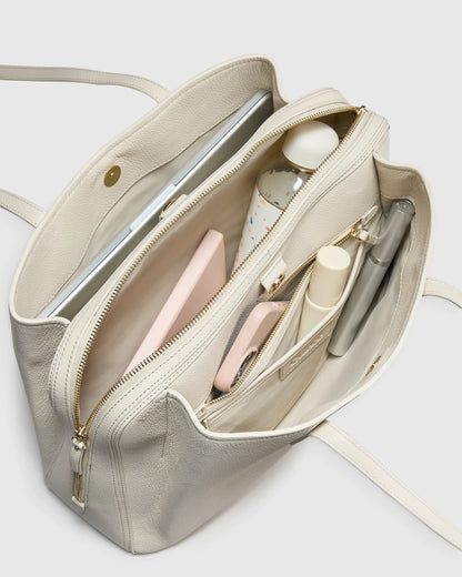 Vivienne Work Tote - One Size / Soft Ivory