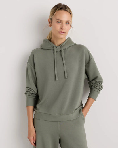 SuperSoft Fleece Pullover Hoodie - XS / Smoked Thyme Green