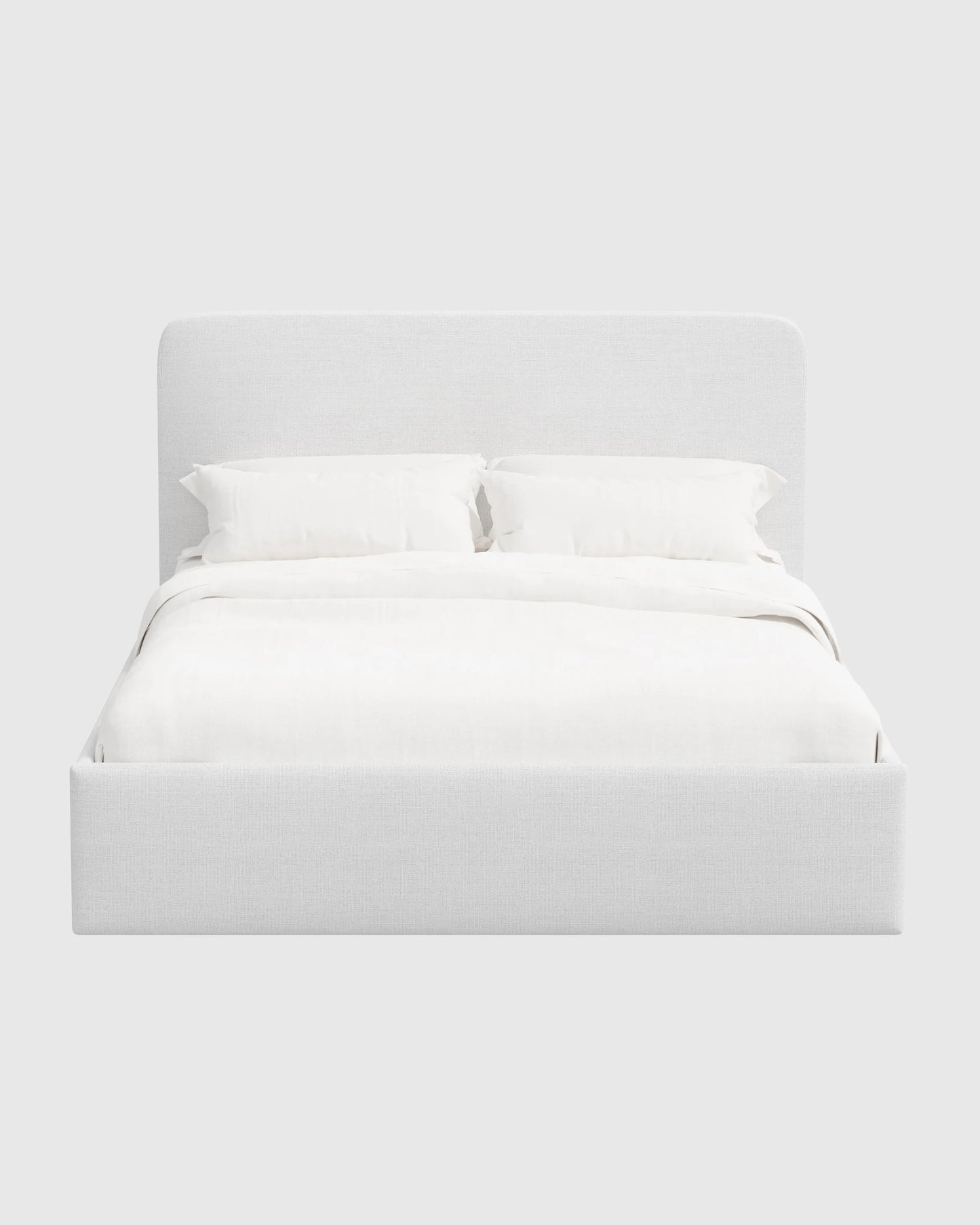 100% Linen Curved Bed - Full / Canvas