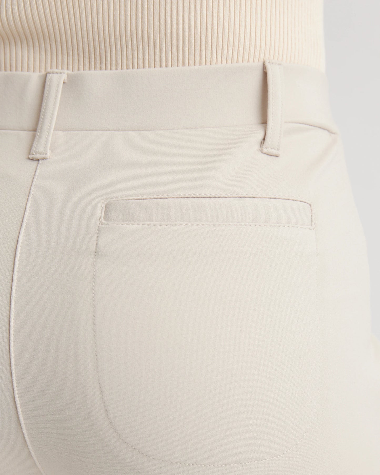 Ultra-Stretch Ponte Straight Leg 4-Pocket Pants - XS / Navy