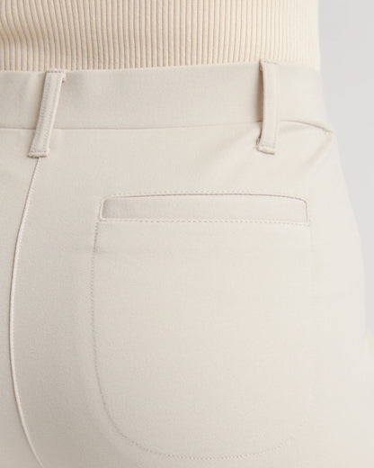 Ultra-Stretch Ponte Straight Leg 4-Pocket Pants - XS / Navy