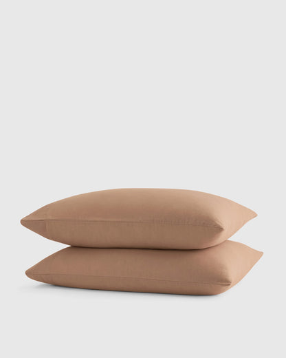 European Linen Pillowcase Set - Standard / White