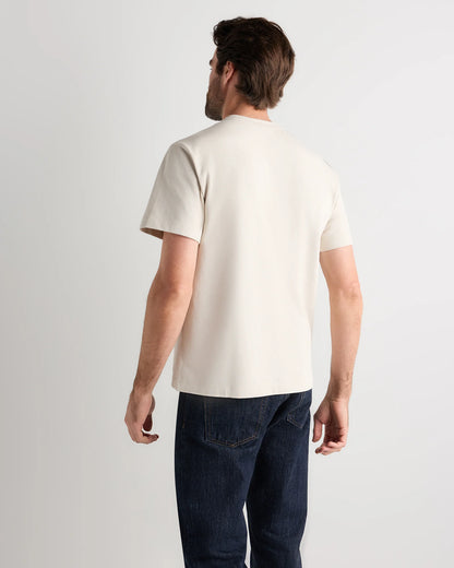 100% Organic Cotton Heavyweight Tee - XS / Natural