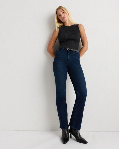 Bella Stretch Straight Jeans - 24 / Midnight Blue