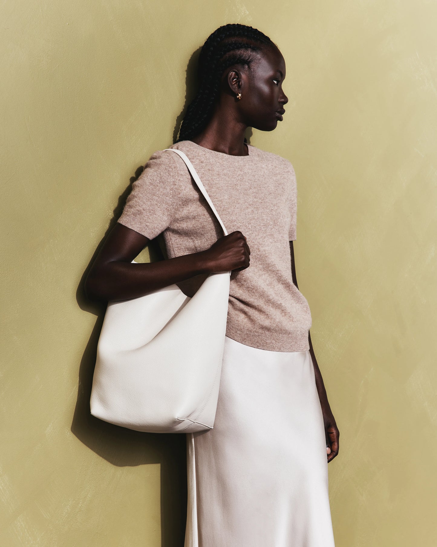 Penelope Large Shoulder Bag - One Size / Warm Taupe