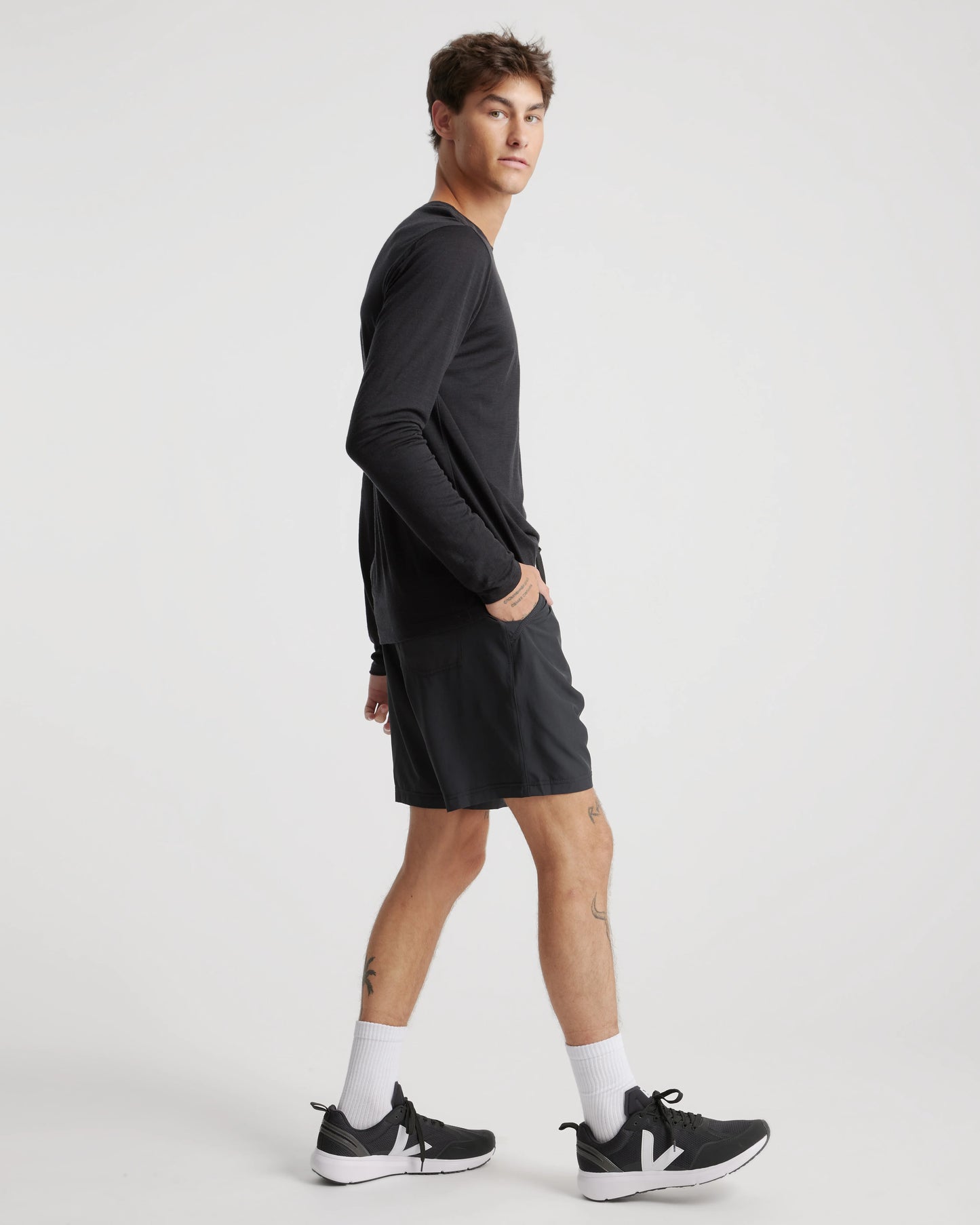 Performance Tech Shorts - 7.5" - S / Granite Grey